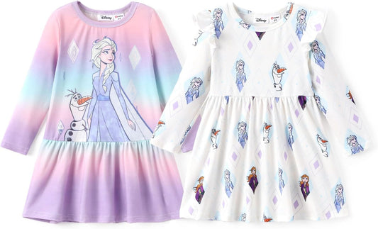 Disney Princesa Frozen - Vestido de 2 piezas