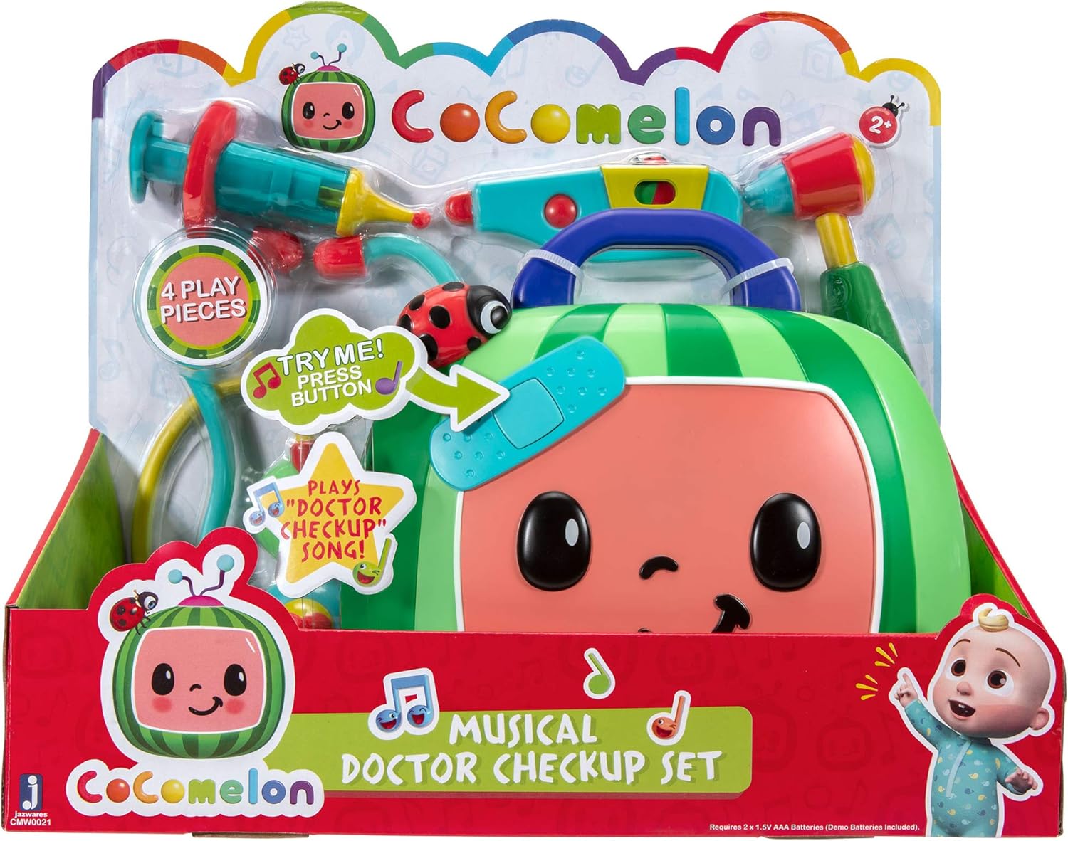 CoComelon Estuche oficial de chequeo musical