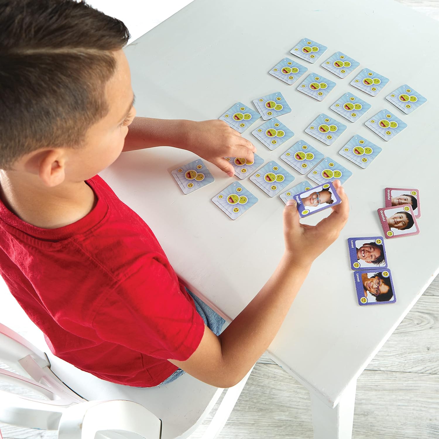 Juego de coincidencia de memoria para expresar tus sentimientos, tarjetas de emociones para niños, juego de cartas a juego, actividades de aprendizaje socioemocional,