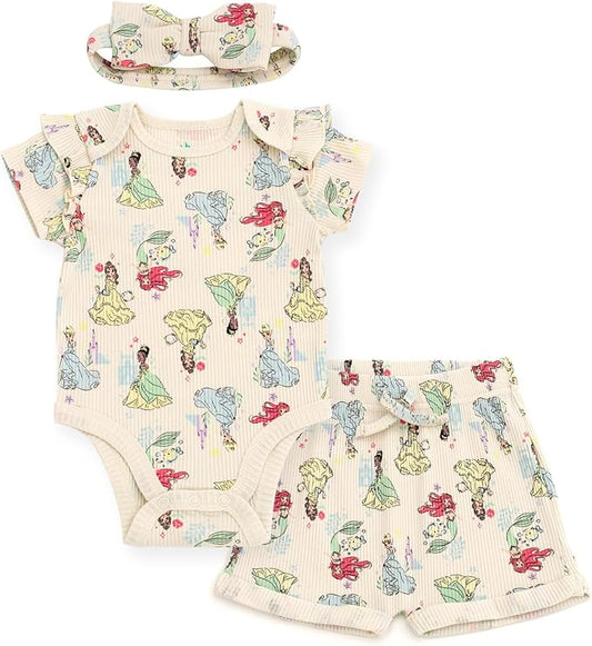 Disney Conjunto de 3 piezas de mameluco