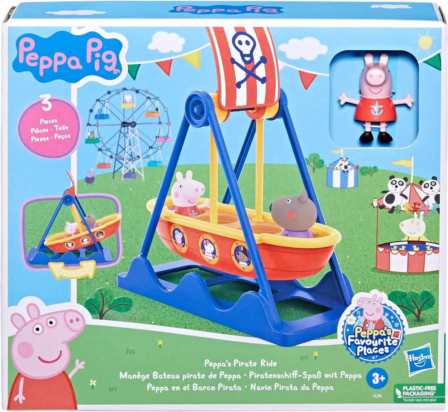 Peppa Pig  Playset con barco pirata