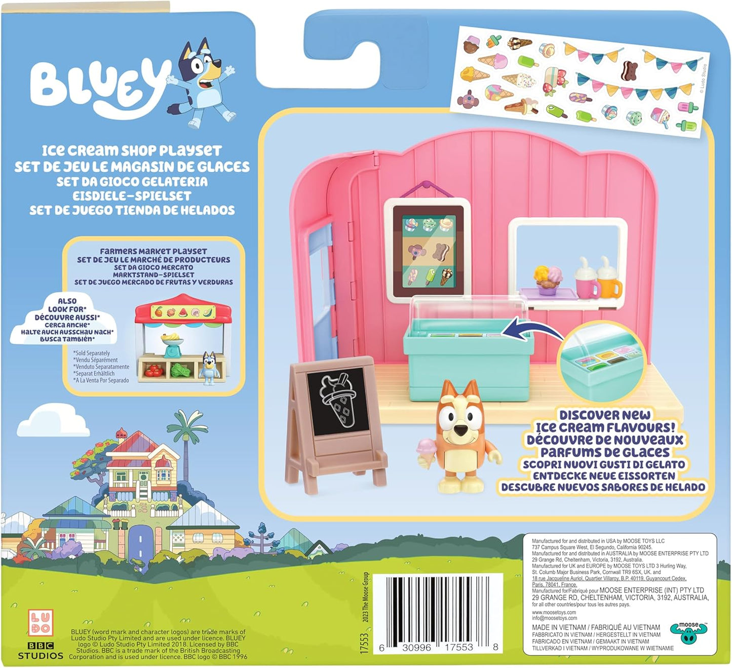 Bluey Mini Playsets Ice Cream Shop