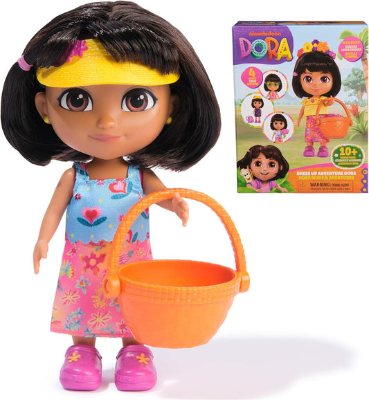 Dora, Dress Up Adventure Dora, muñeca de 6 pulgadas