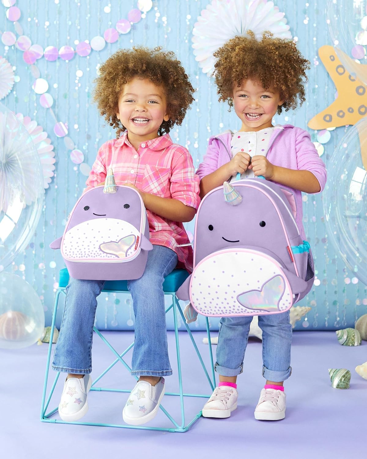 Skip Hop - Mochila para preescolar, colección Zoo Ballena 12" Pulgadas 