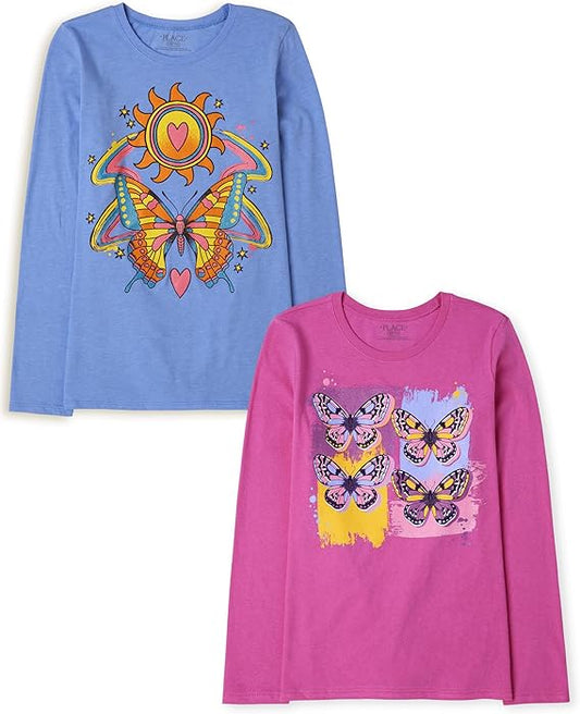 The Children's Place Camisetas estampadas de manga larga