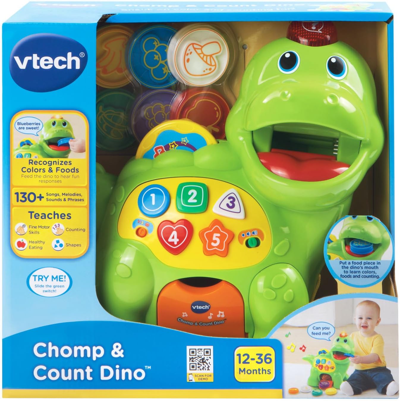 Dinosaurio de comer y contar VTech