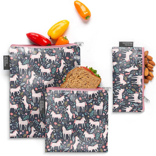 Simple Modern  - Bolsas reutilizables para aperitivos