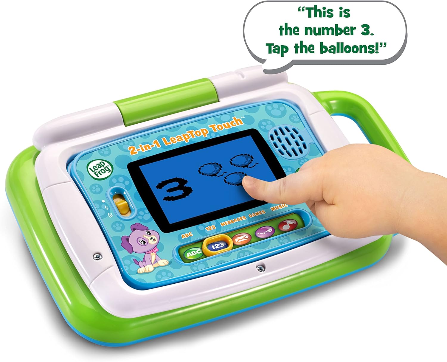 LeapFrog Leaptop 2-en-1 táctil, Verde