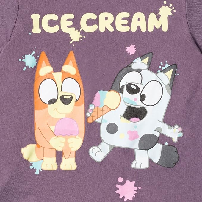 Paquete de 3 camisetas gráficas Bluey