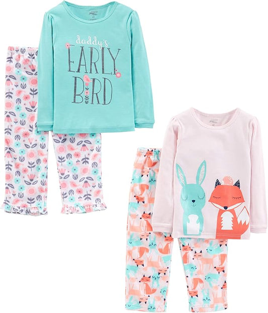 Simple Joys by Carter's Conjunto de pijama de 4 piezas