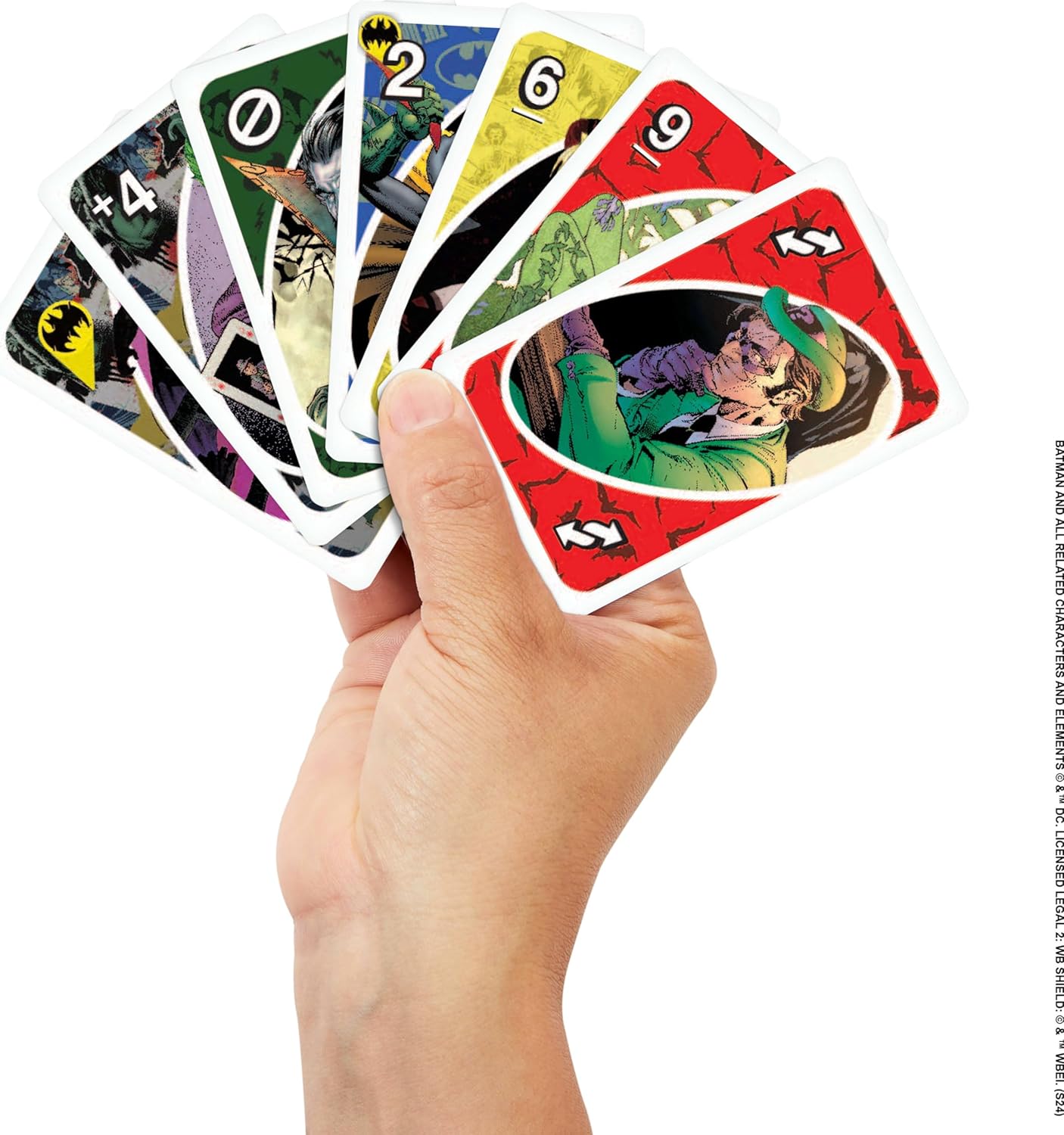 Mattel Games UNO - Juego de cartas de Batman