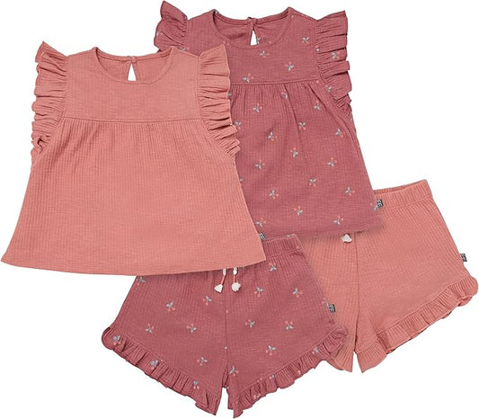 Modern Moments by Gerber Conjunto de 4 piezas para bebé niña