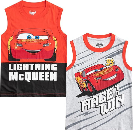 Disney Cars Lightning McQueen - Camisetas sin mangas