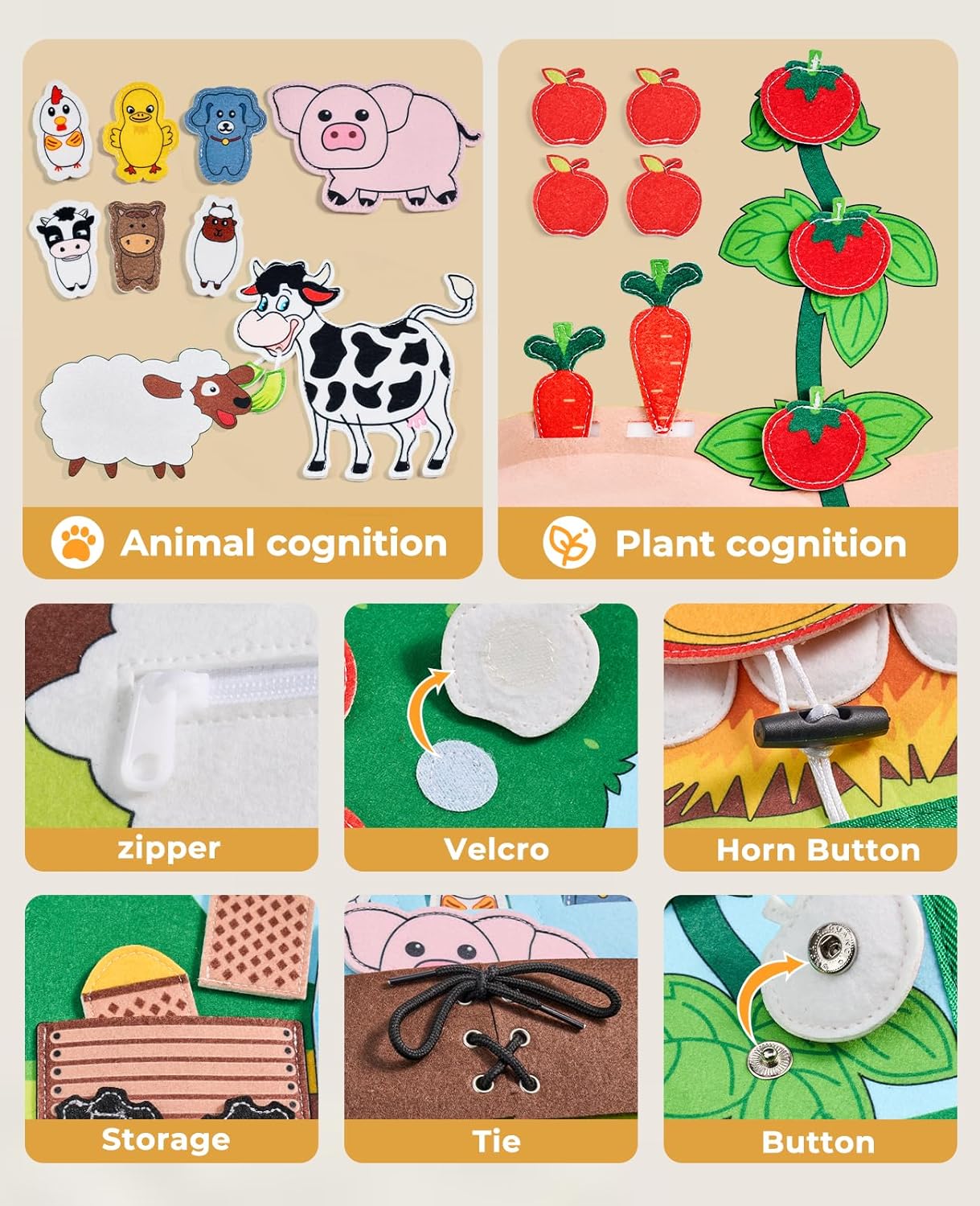 Libro de actividades de animales de granja 