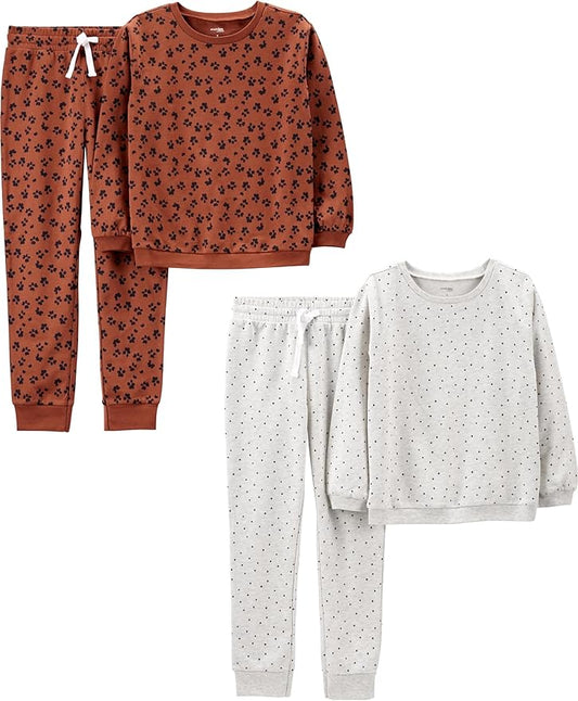 Simple Joys de Carter's - Juego de ropa de 4 piezas
