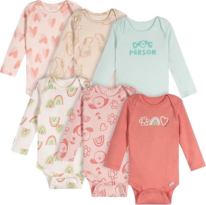 Onesies Brand Paquete de 6 mamelucos