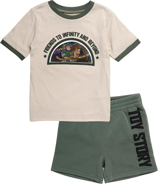 Toy Story Conjunto de camiseta holográfica y pantalones cortos