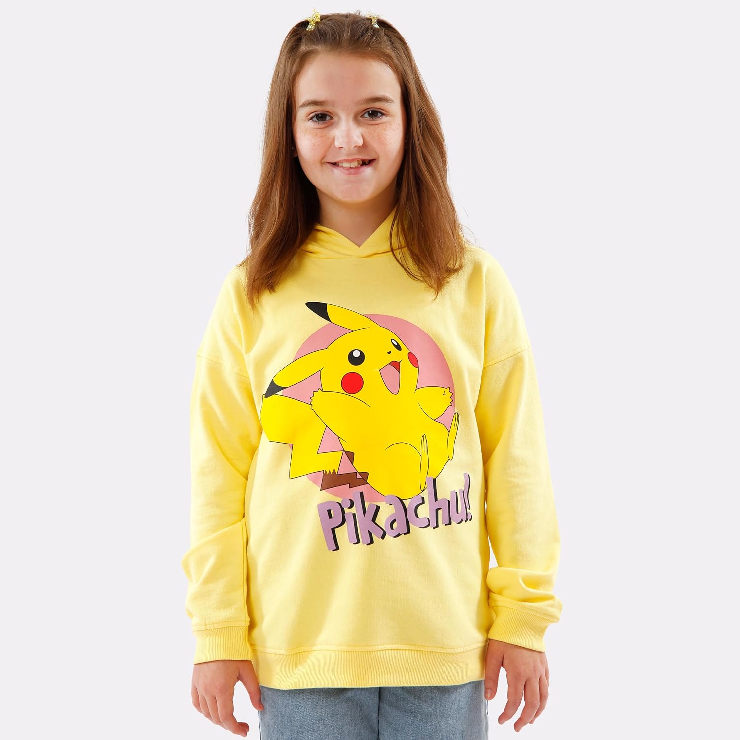 Pokemon Sudadera con capucha para niñas