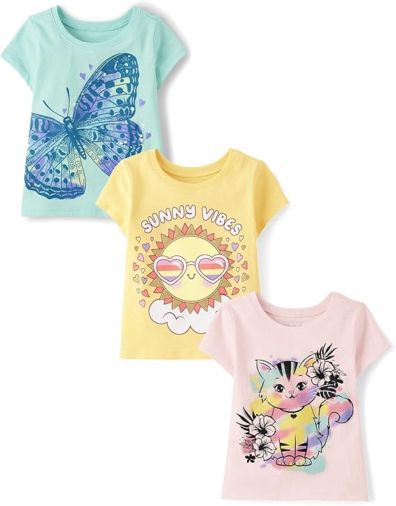 The Children's Place Camisetas gráficas de manga corta