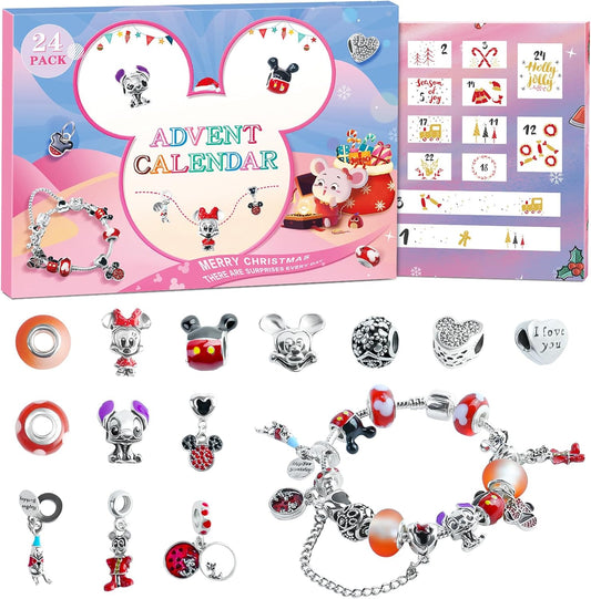 Calendario de Adviento 2025, pulsera de abalorios