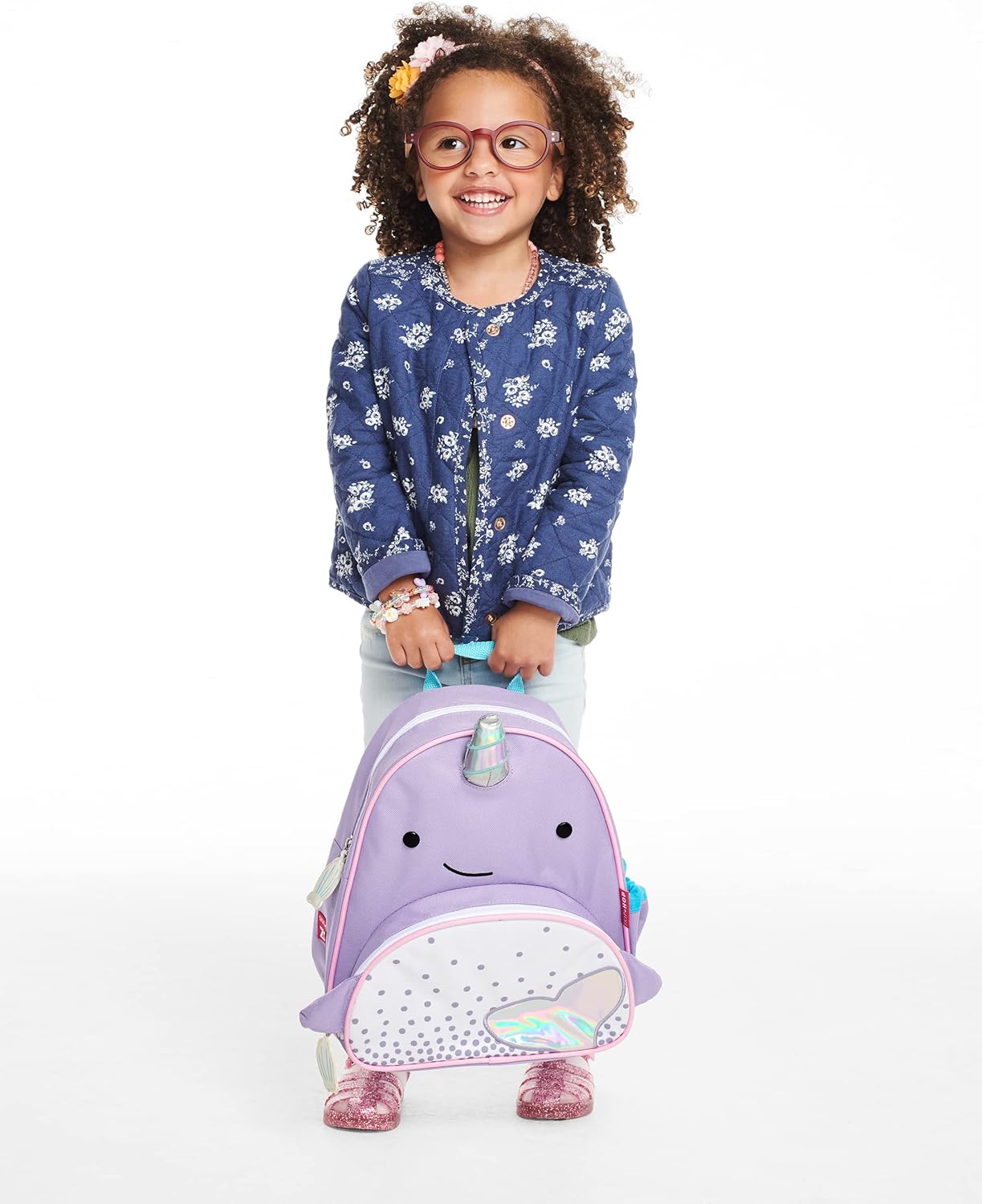 Skip Hop - Mochila para preescolar, colección Zoo Ballena 12" Pulgadas 