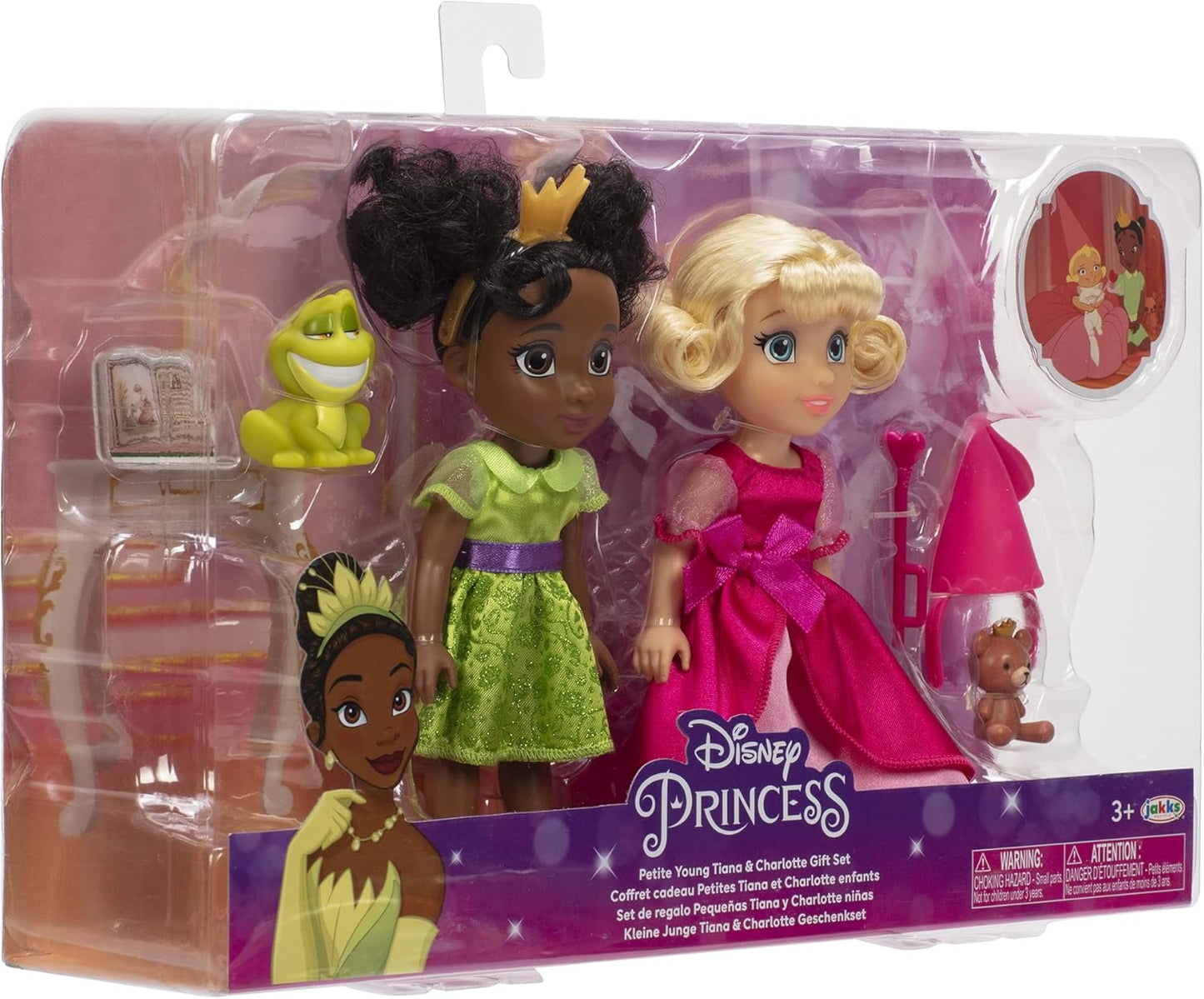 Disney Princess Tiana y Charlotte