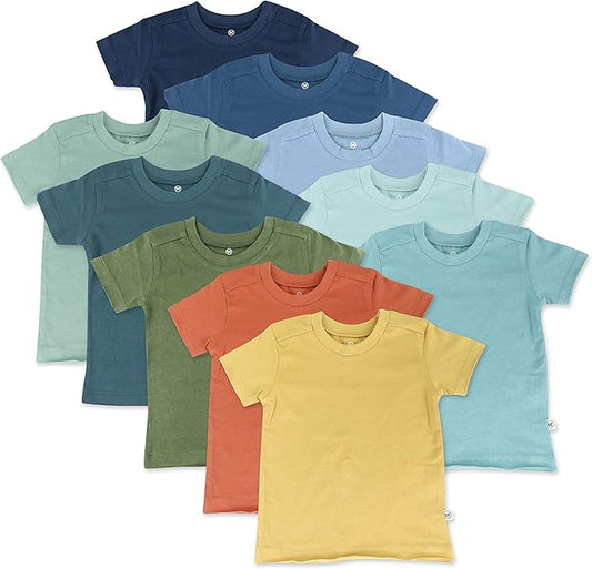 HonestBaby - Paquete múltiple de camisetas