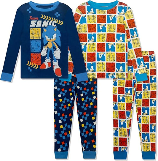 Conjunto de pijama de 4 piezas