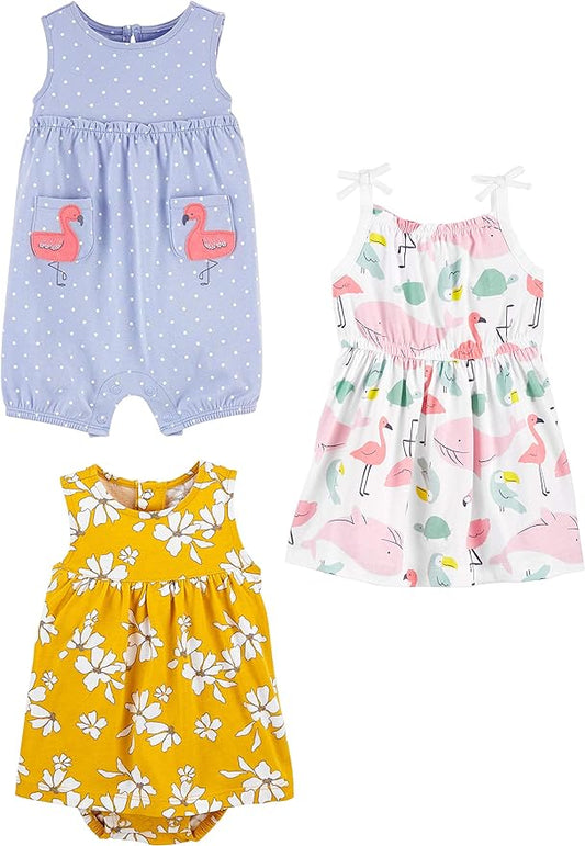 Simple Joys by Carter's Paquete de 3 mamelucos