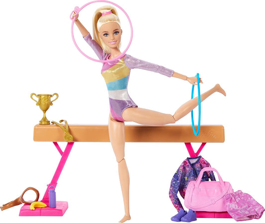 Barbie Juego de carreras, conjunto de gimnasia