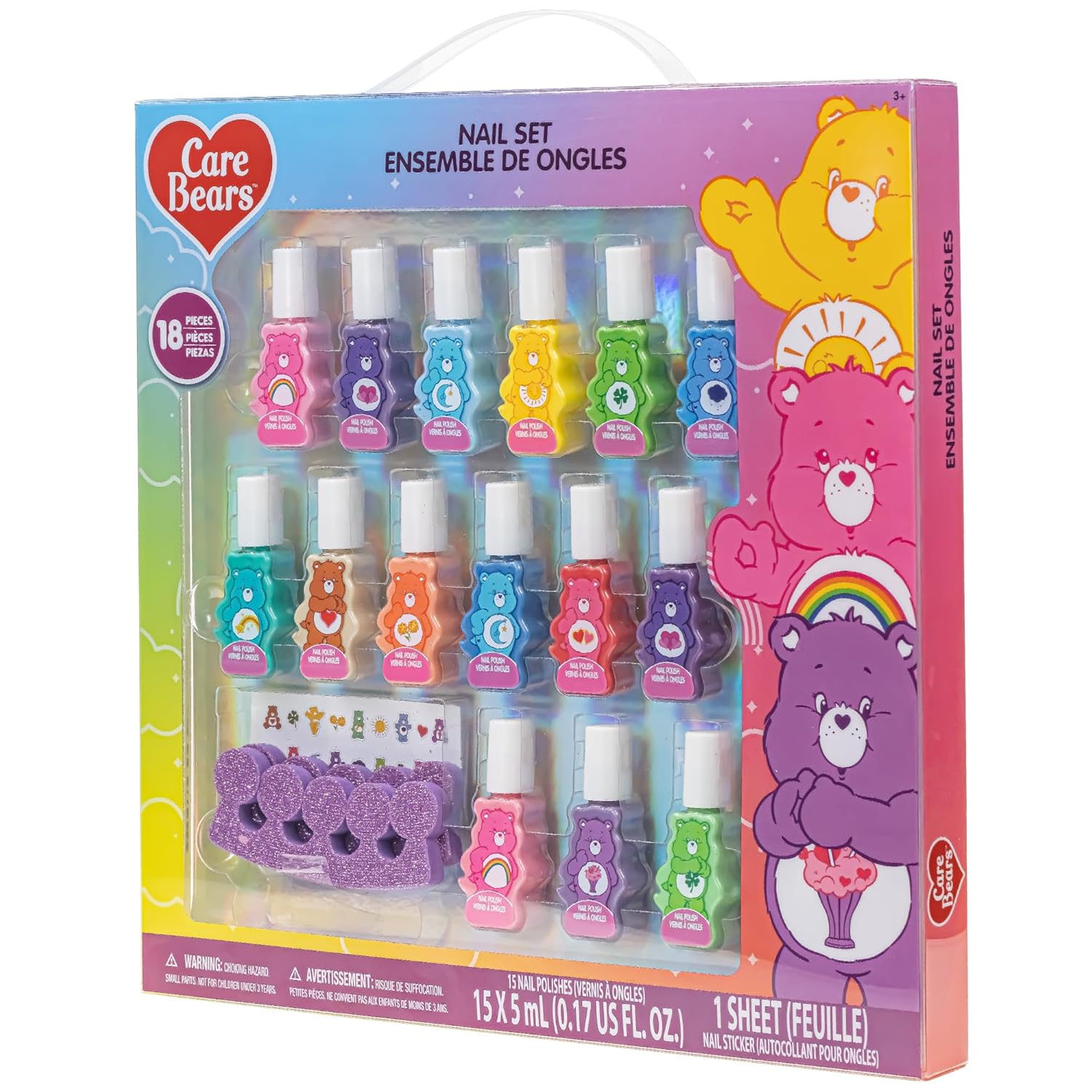 Juego de 15 esmaltes de uñas no tóxicos