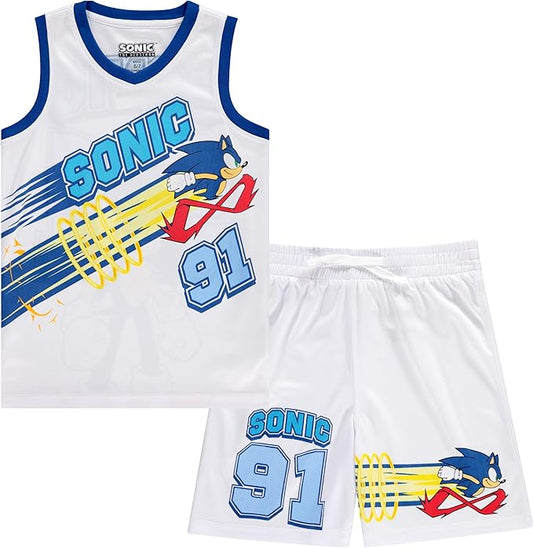 SEGA Sonic the Hedgehog - Conjunto de camiseta y pantalones cortos