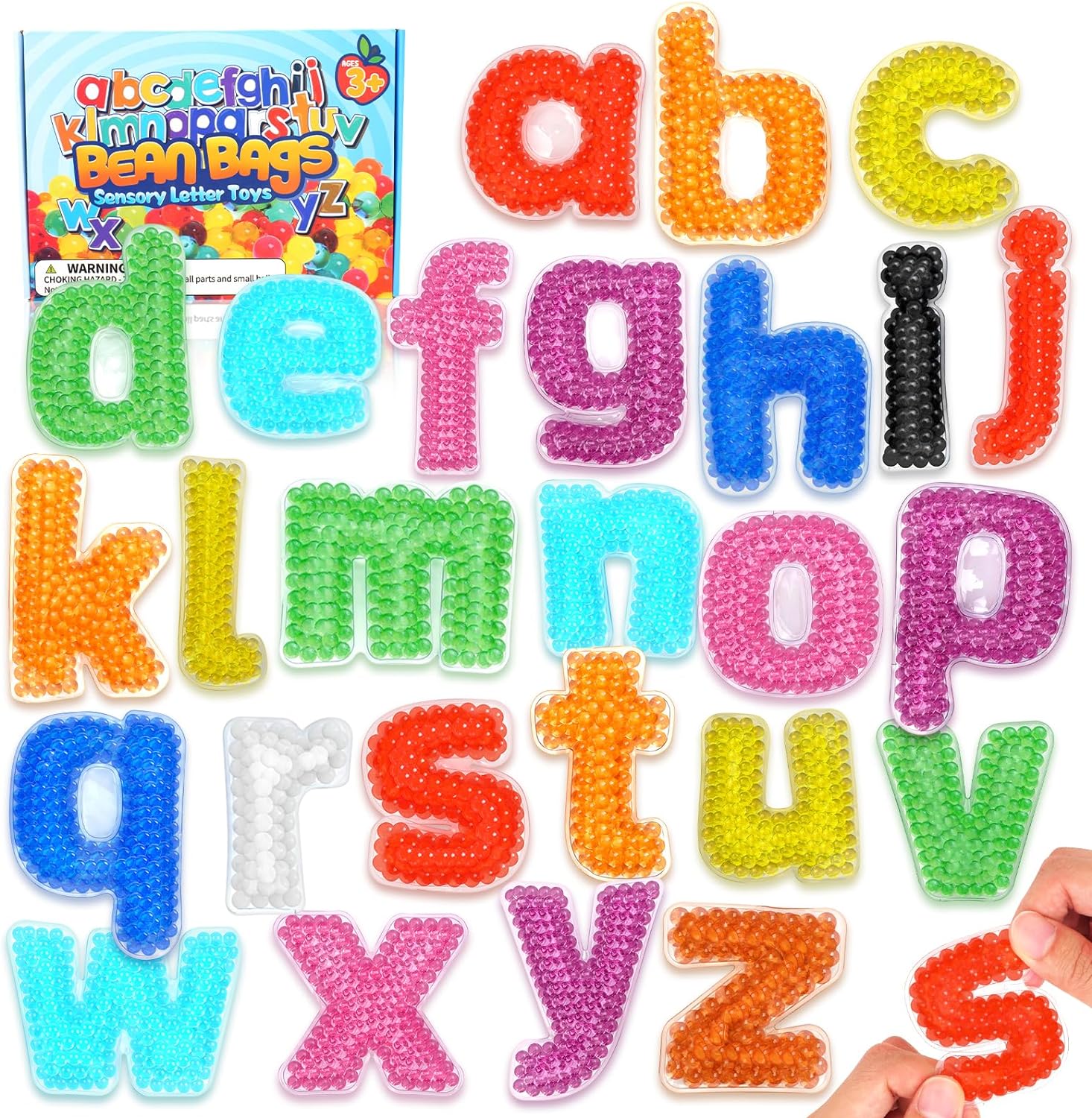 Alphabet Letters Sensory Toys: ABC Learning Educational Montessori Toys, Fidgets Sensory Toys for Classroom Calm down Corner Autistic Anxiety Relief