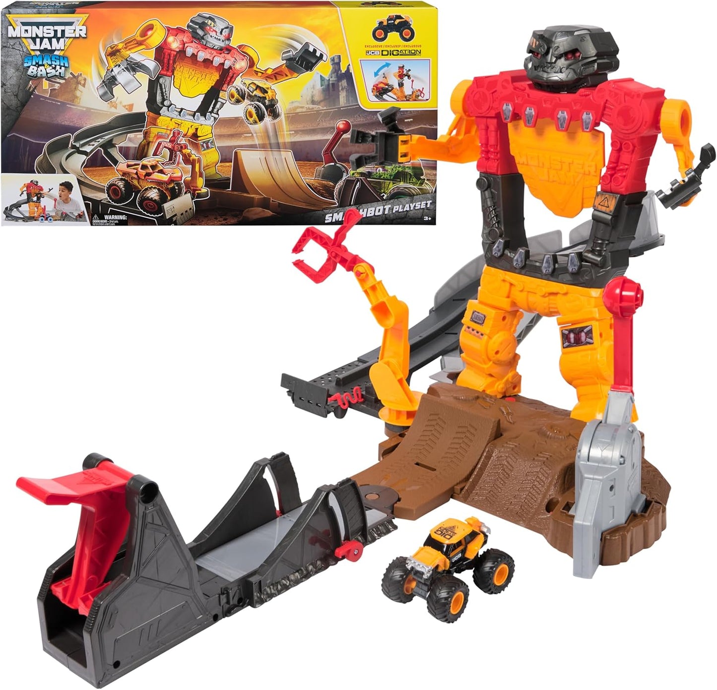 Monster Jam Playset con lanzador