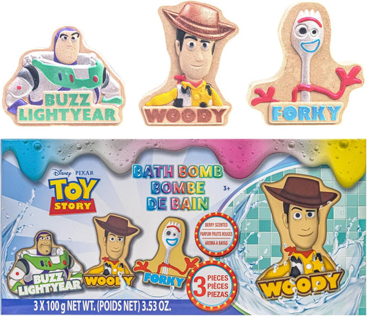 Toy Story Woody Buzz Lightyear y Forky - Bombas de baño