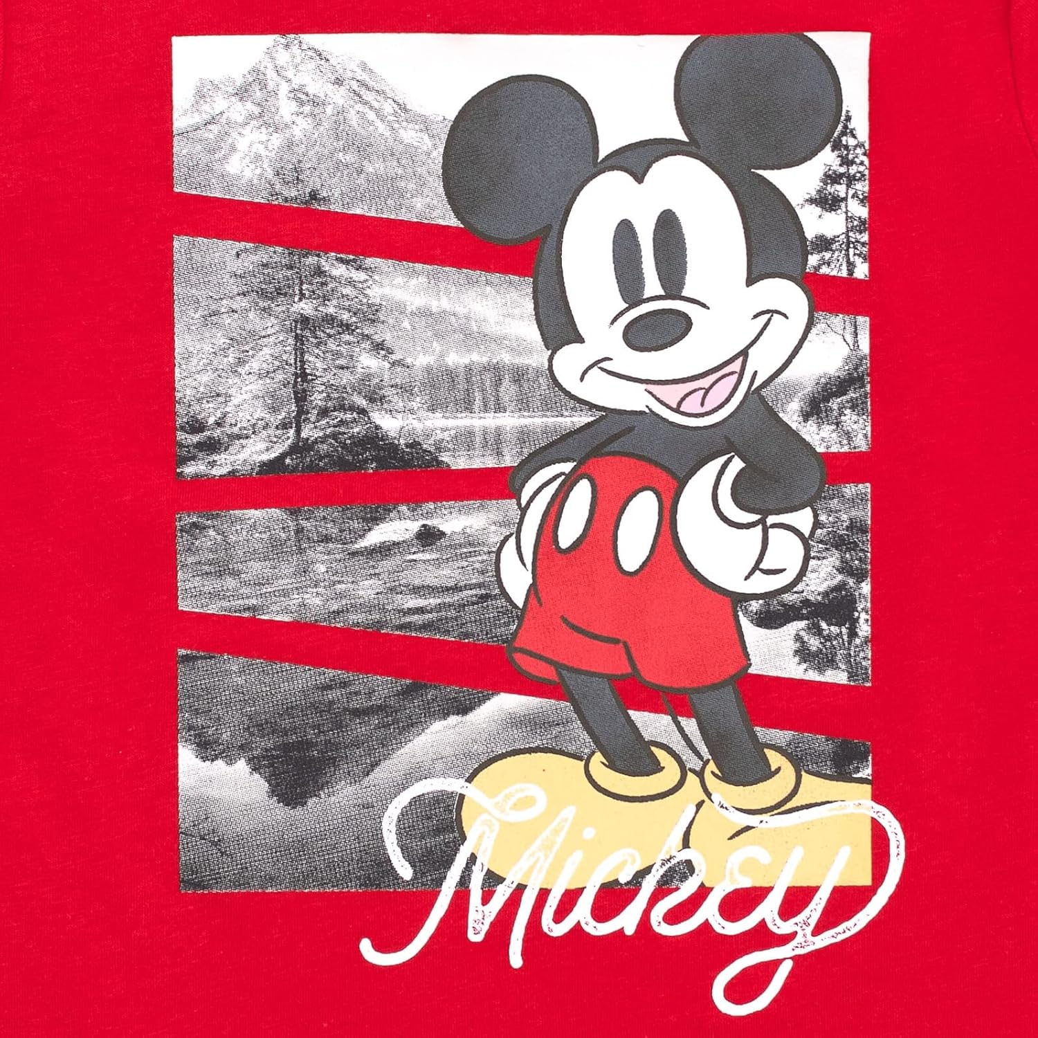 Disney Conjunto de camiseta y pantalones cortos de Mickey Mouse