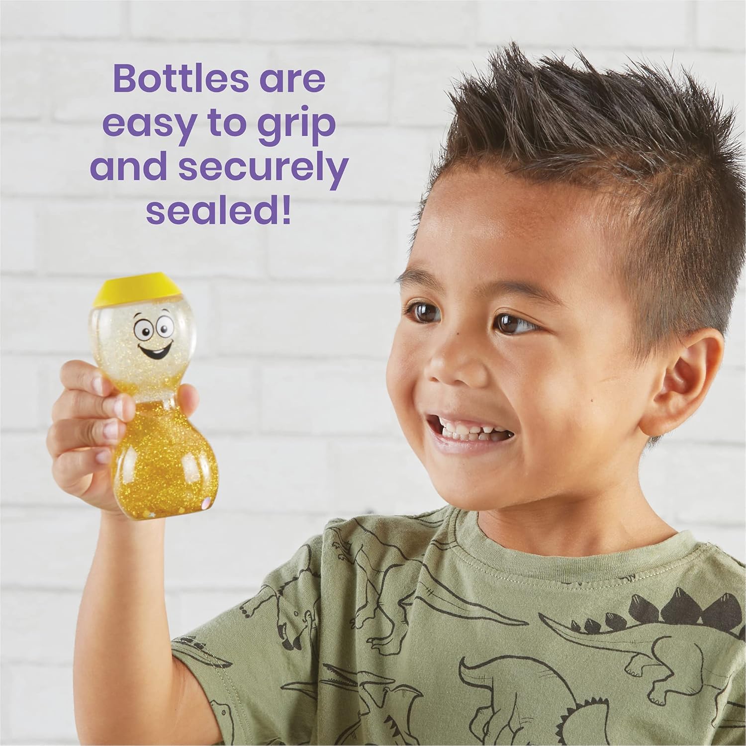 Botellas sensoriales de expresa tus sentimientos: emociones primarias, juguetes sensoriales para niños pequeños, juguetes silenciosos para ansiedad