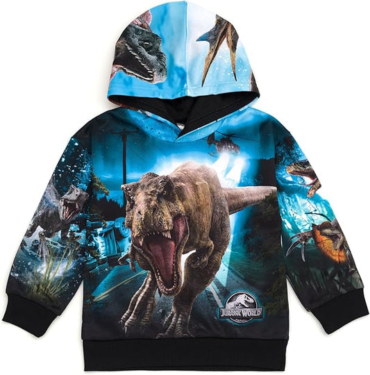 Jurassic World Jurassic Park - Sudadera con capucha de forro