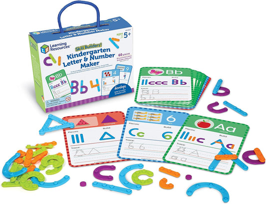 Learning Resources Creador de letras y números de jardín de infantes