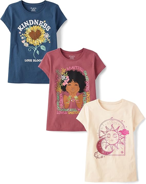 The Children's Place Camisetas gráficas de manga corta