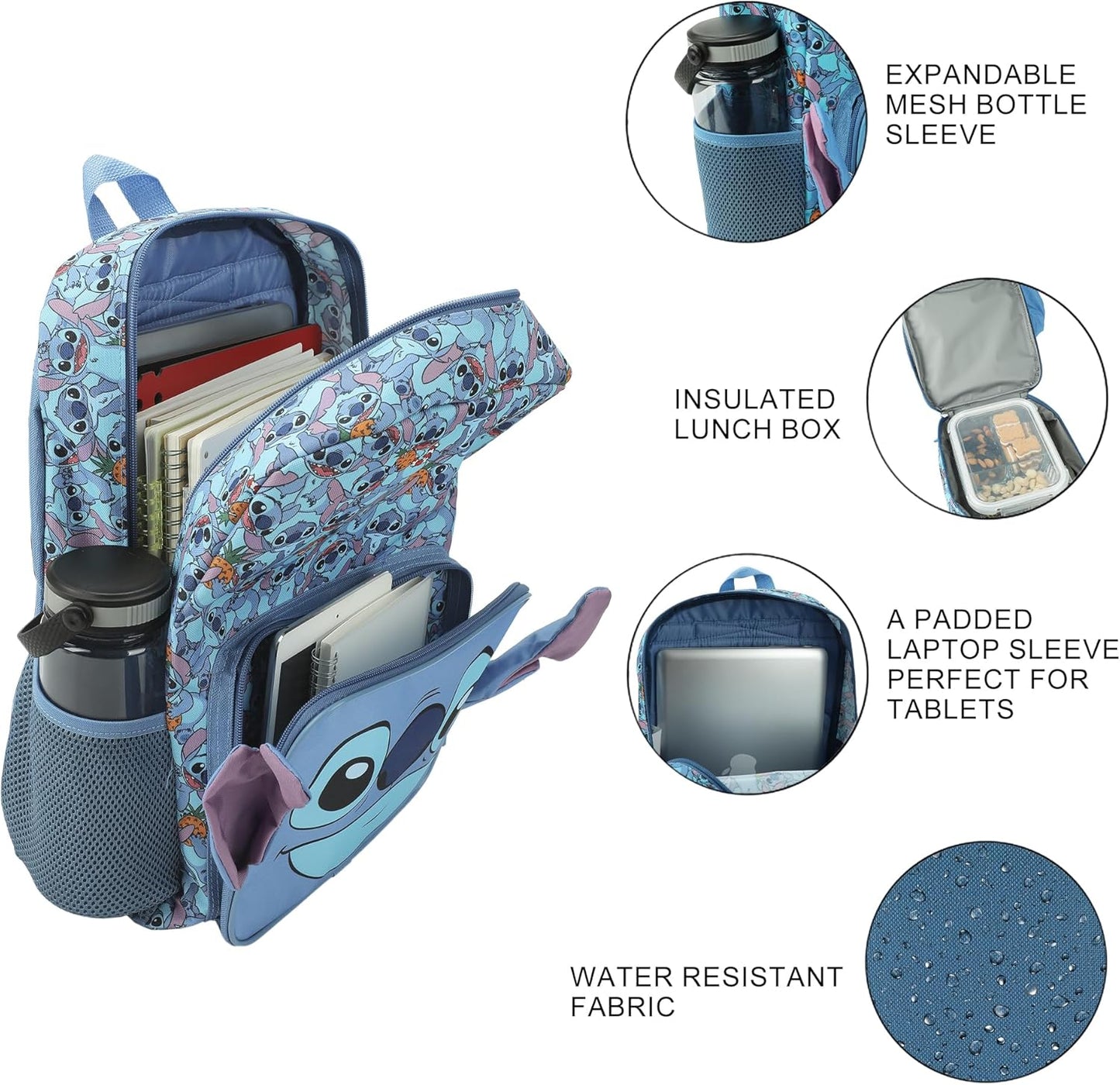 Juego combinado de mochila+lonchera / 16 pulgadas alto