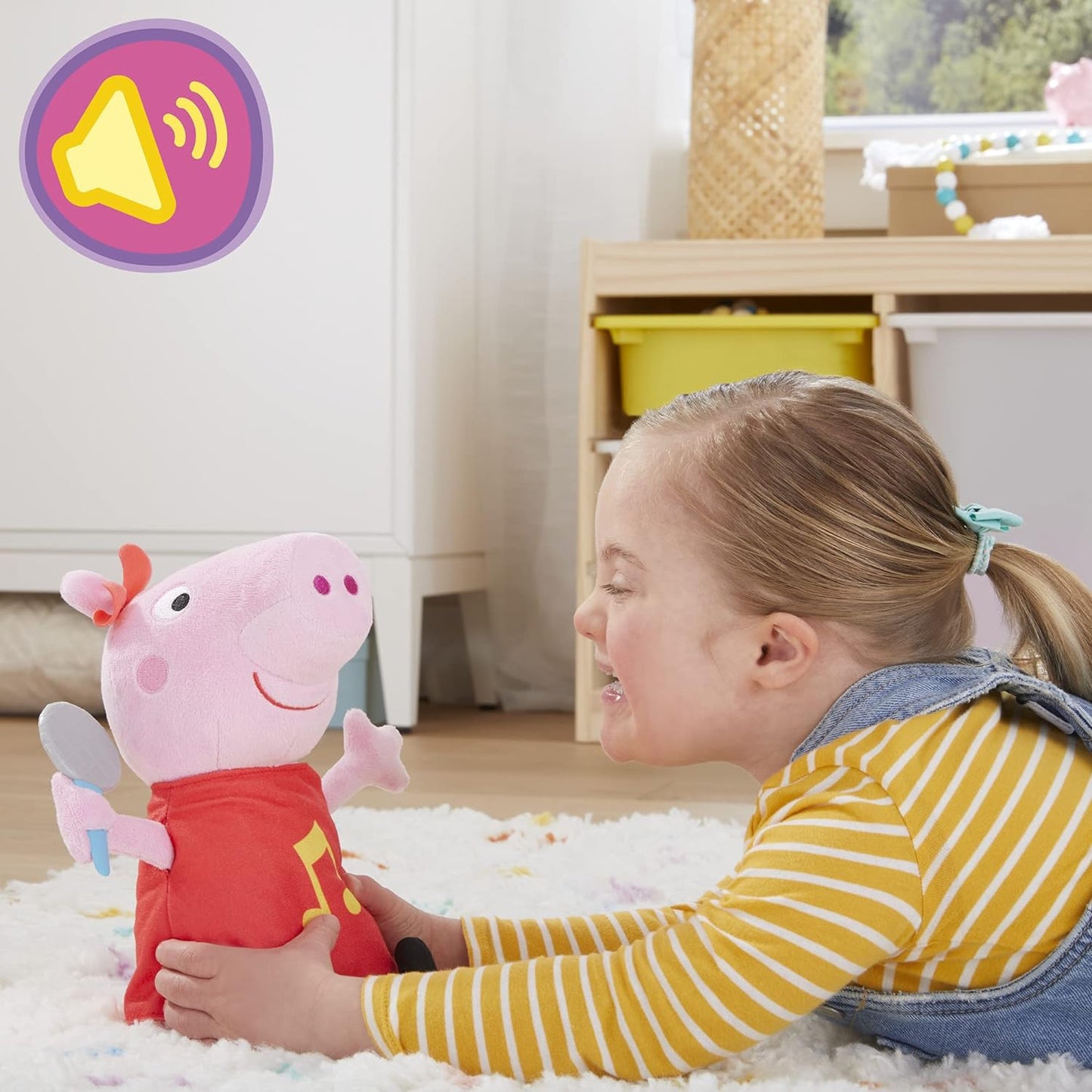 Peppa, Ella canta canciones y habla