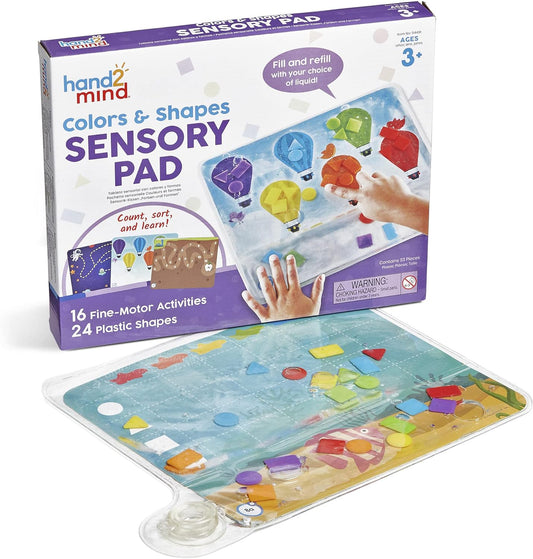 hand2mind Almohadilla sensorial de colores y formas