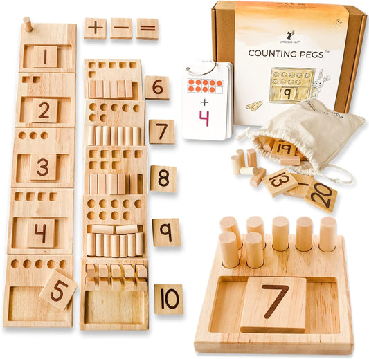 Un juego de matemáticas de diez marcos con tarjetas flash de suma y resta