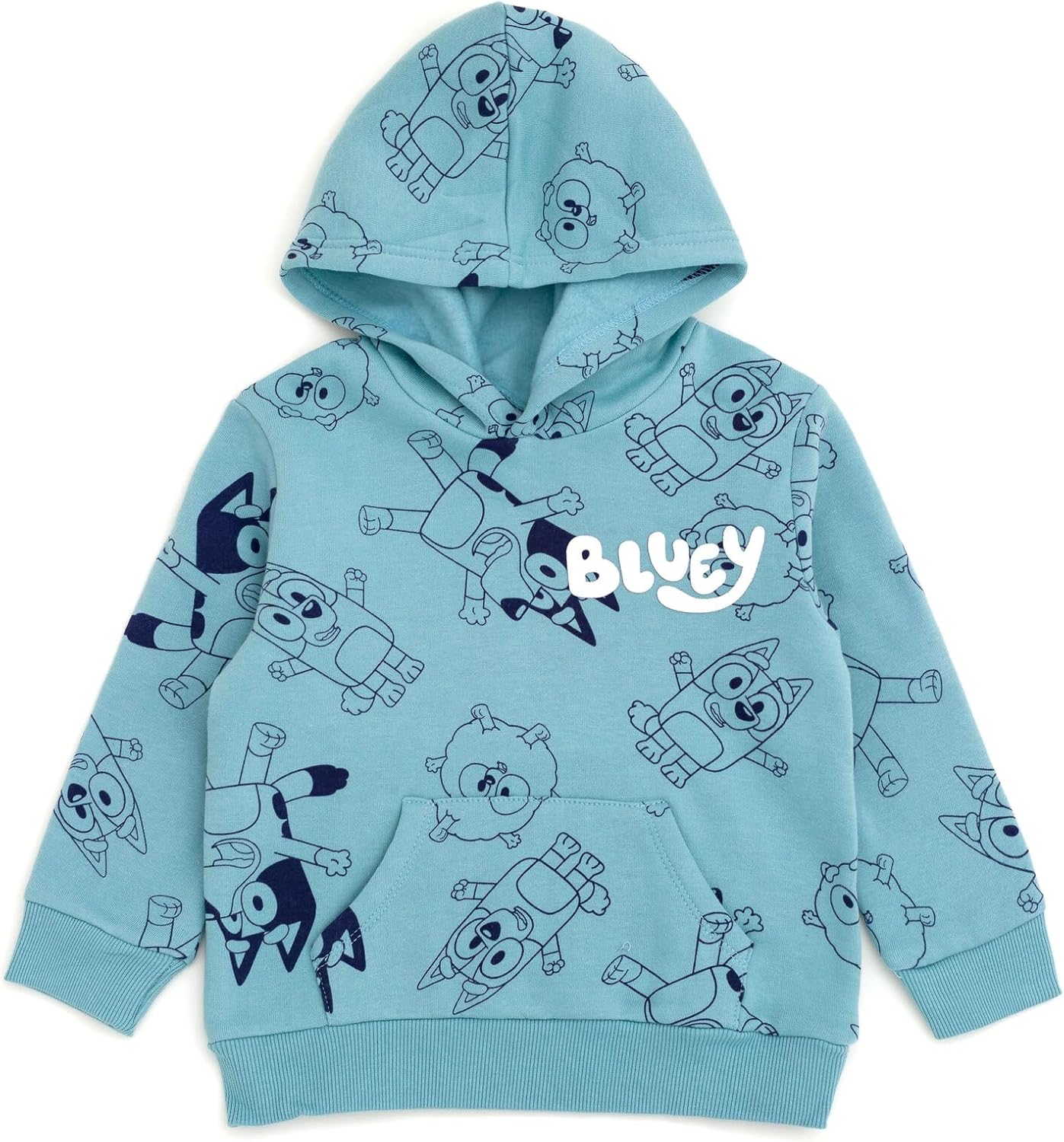 Bluey Conjunto de sudadera con capucha y pantalones 