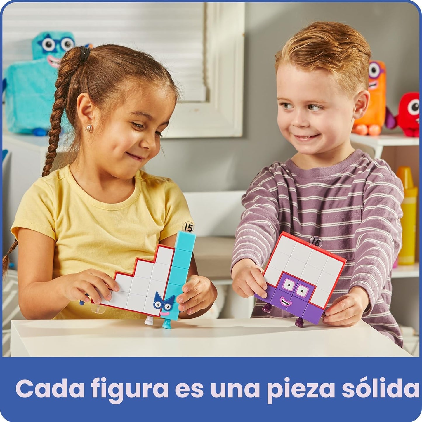 hand2mind Numberblocks Friends - Figuras de quince y dieciséis