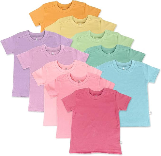 HonestBaby - Paquete múltiple de camisetas
