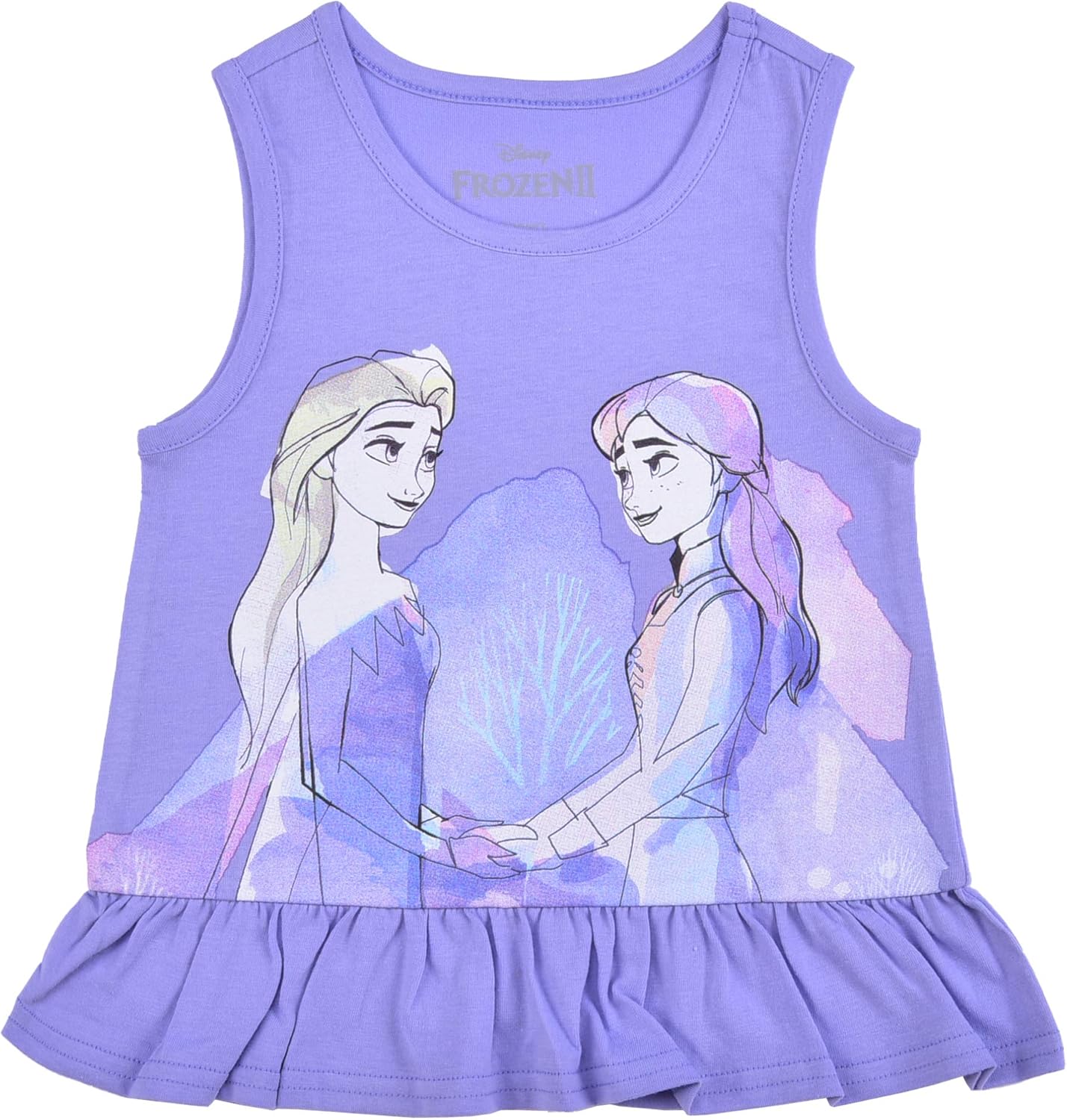 Disney Conjunto de camiseta sin mangas y pantalones cortos Frozen