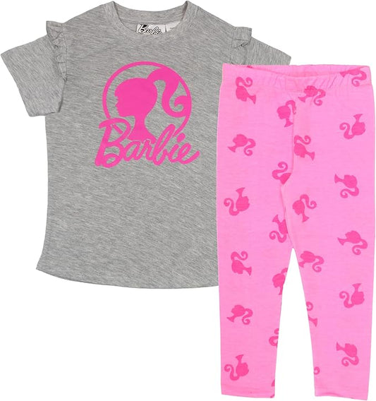Barbie Conjunto de camiseta y leggings
