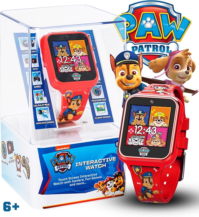 Reloj inteligente con cámara Paw Patrol
